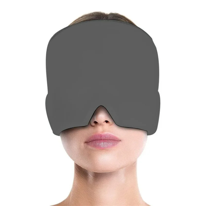 Mascarilla para migraña con terapia de compresión fría y caliente