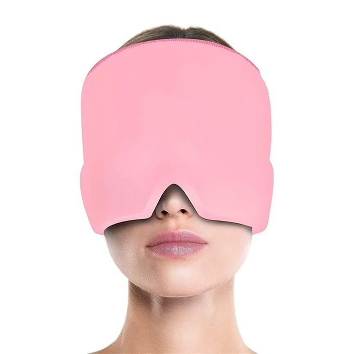 Mascarilla para migraña con terapia de compresión fría y caliente