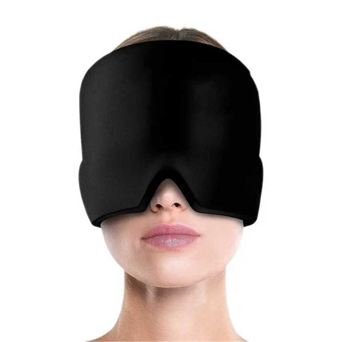 Mascarilla para migraña con terapia de compresión fría y caliente