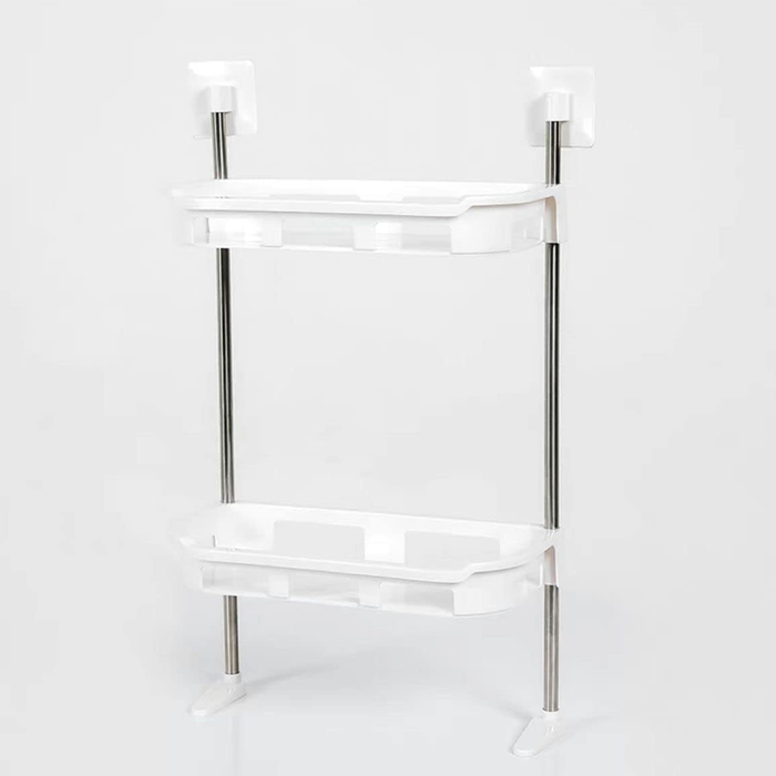 Estante de baño de 2 niveles