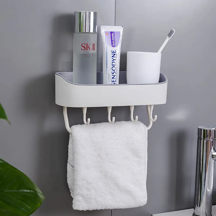 Estante de pared adhesivo multifuncional