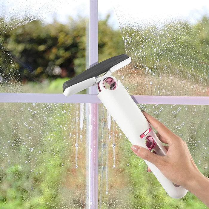 Limpiaparabrisas compacto con escurridor automático