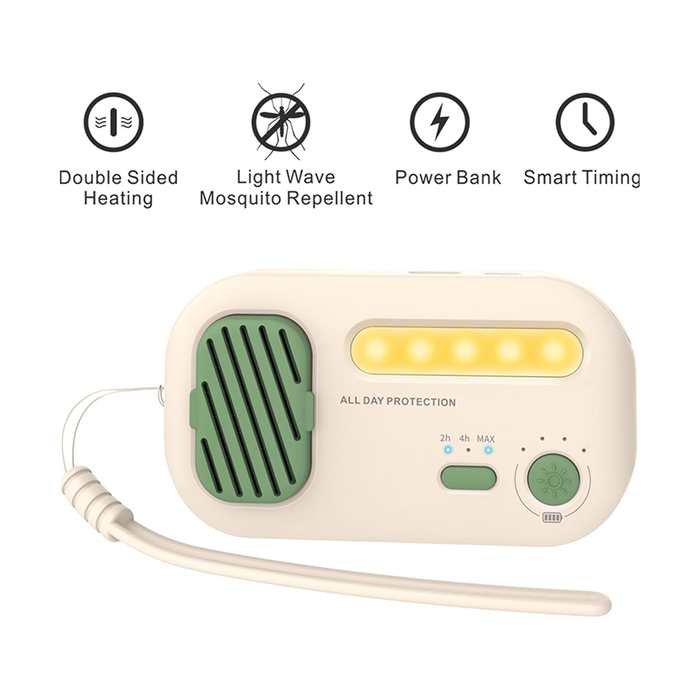 Repelente de mosquitos y banco de energía 2 en 1 MosquiCharge