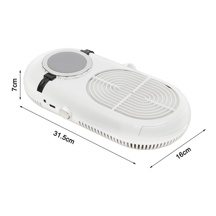 Colector de polvo profesional 80W - Colector de polvo para uñas