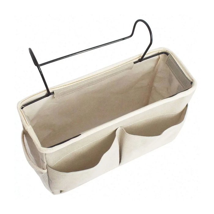 Organizer Multi-Tasca da Letto in Tela