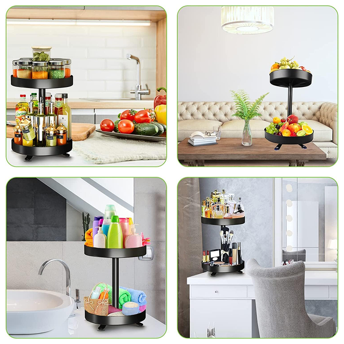 Organizer Rotante da Cucina 2 Livelli