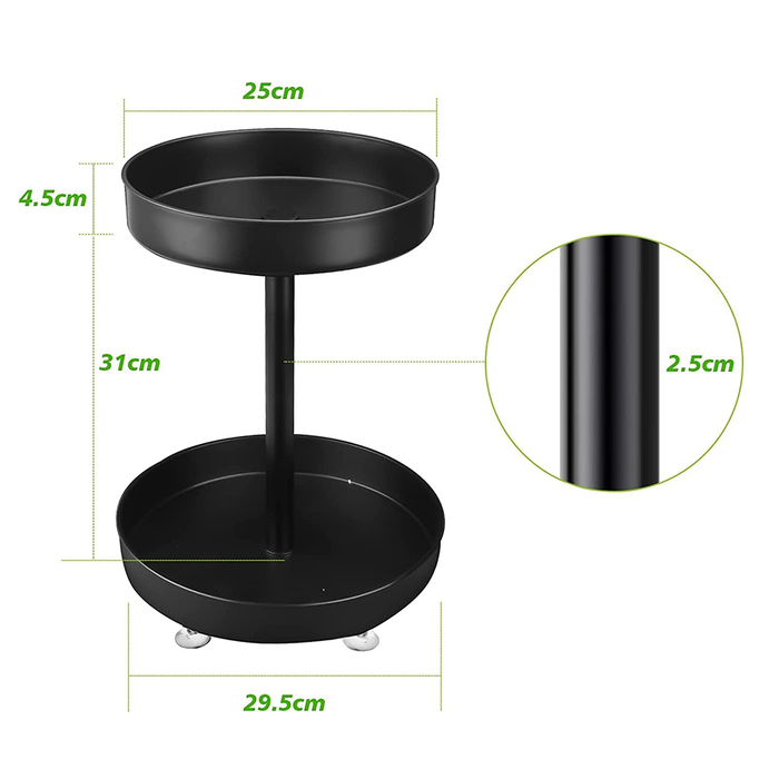 Organizer Rotante da Cucina 2 Livelli