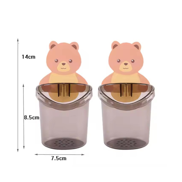 Portaoggetti da Parete con Design Cartoon - Kit da 5