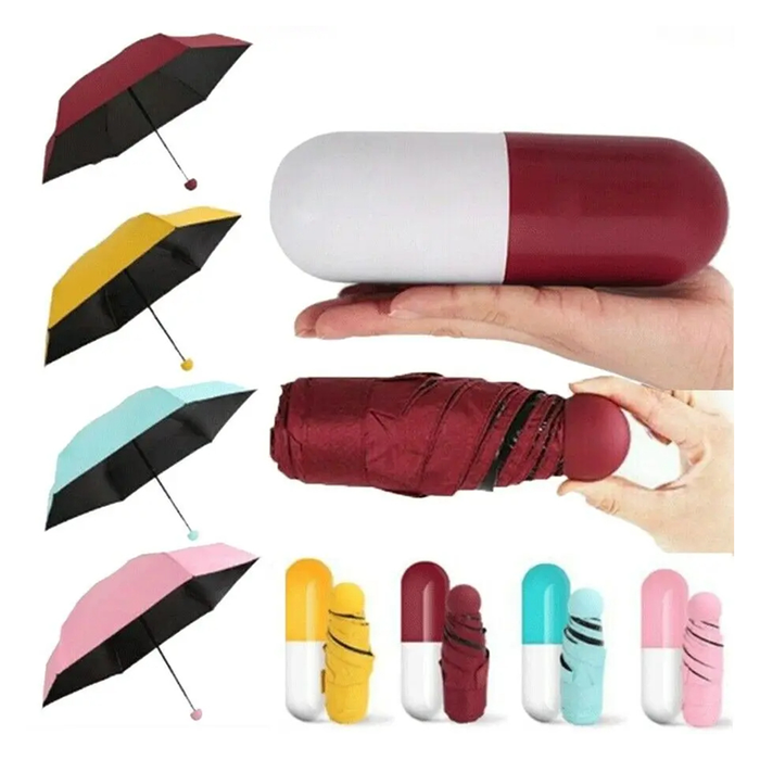 Paraguas cápsula plegable ultraligero