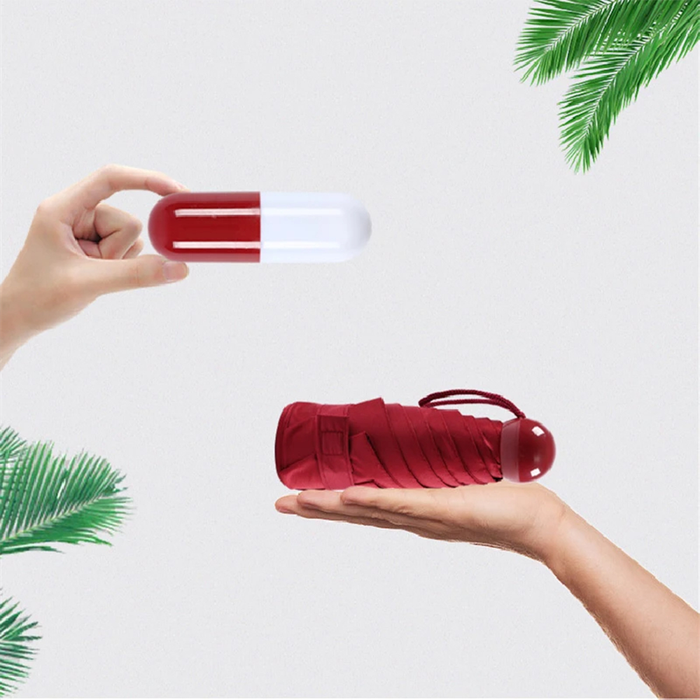 Paraguas cápsula plegable ultraligero