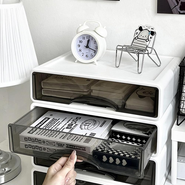 Organizador de almacenamiento modular con cajones