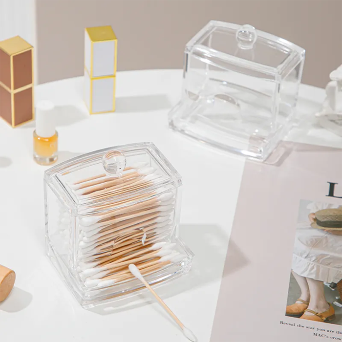 Organizador transparente de cosméticos y joyas