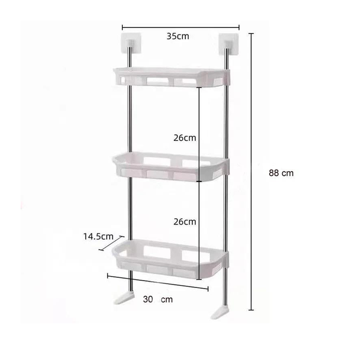 Organizer da Bagno Salvaspazio Senza Fori