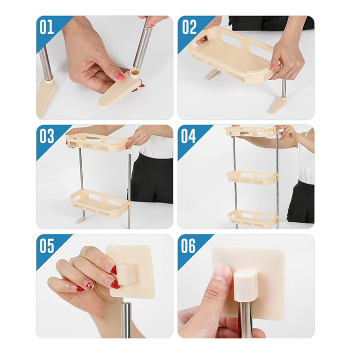 Organizer da Bagno Salvaspazio Senza Fori