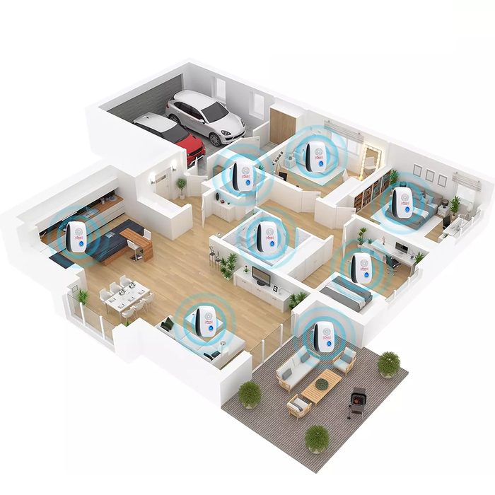 Pest Reject Repellente Ultrasuoni Antiparassiti