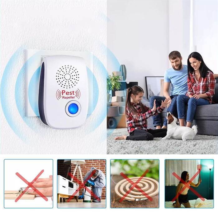 Pest Reject Repellente Ultrasuoni Antiparassiti