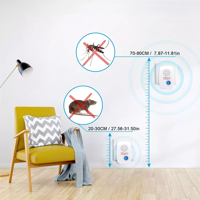 Pest Reject Repellente Ultrasuoni Antiparassiti