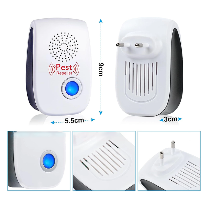 Pest Reject Repellente Ultrasuoni Antiparassiti