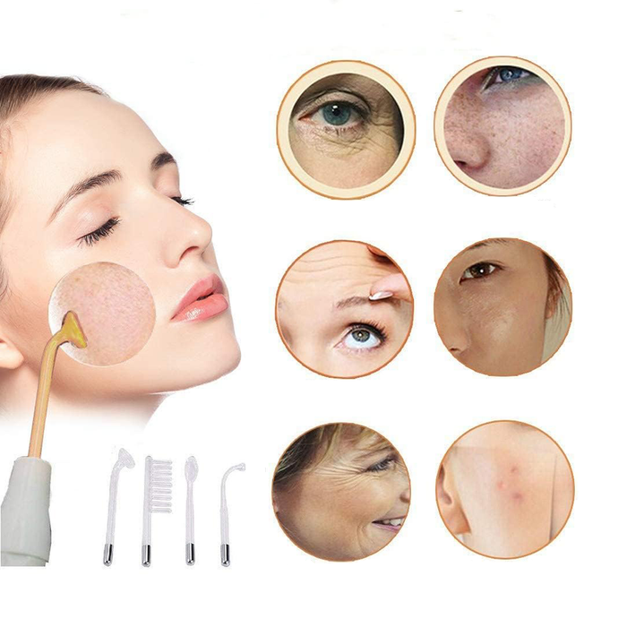 Macchina ad Alta Frequenza 4 in 1 per Viso e Capelli