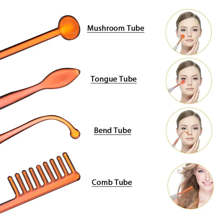 Macchina ad Alta Frequenza 4 in 1 per Viso e Capelli