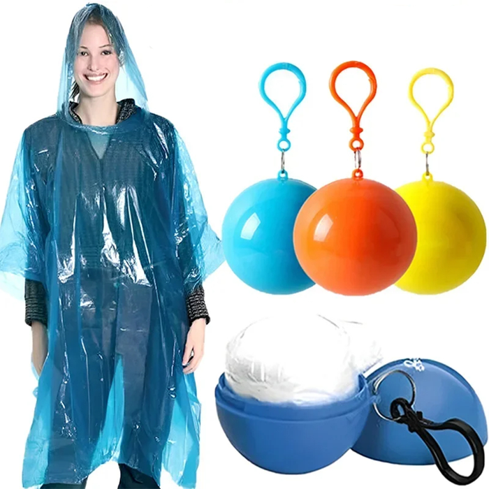 Poncho impermeable portátil