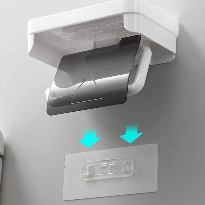 Portarotolo Carta Igienica da Parete con Porta Cellulare