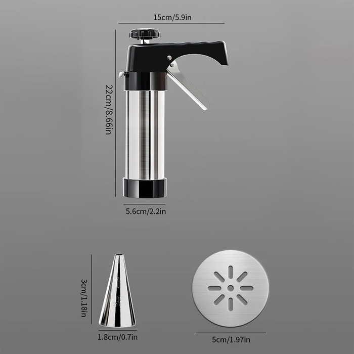 Pressa per Biscotti con Stampi e Ugelli