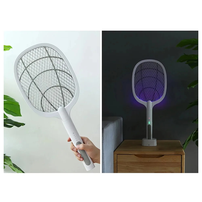 Racchetta Zanzare Elettrica Ricaricabile con Base