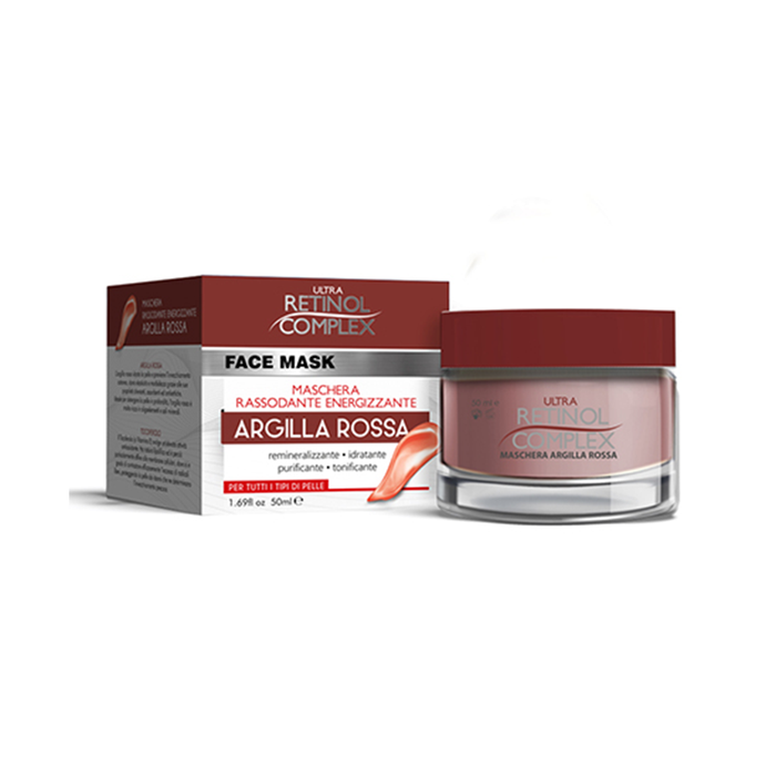 Mascarilla de arcilla roja con complejo de retinol (50 ml)