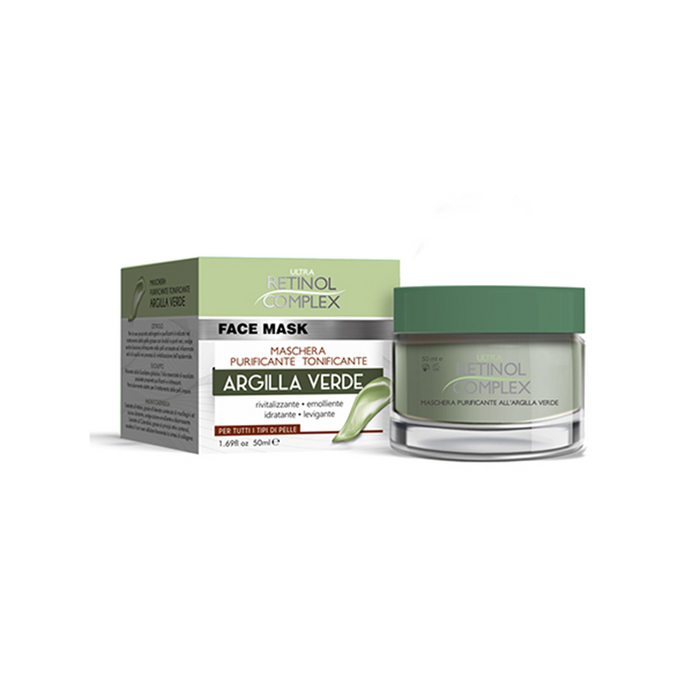 Mascarilla de arcilla verde con complejo de retinol (50 ml)