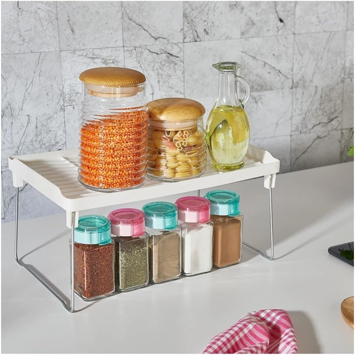 Estante organizador que ahorra espacio