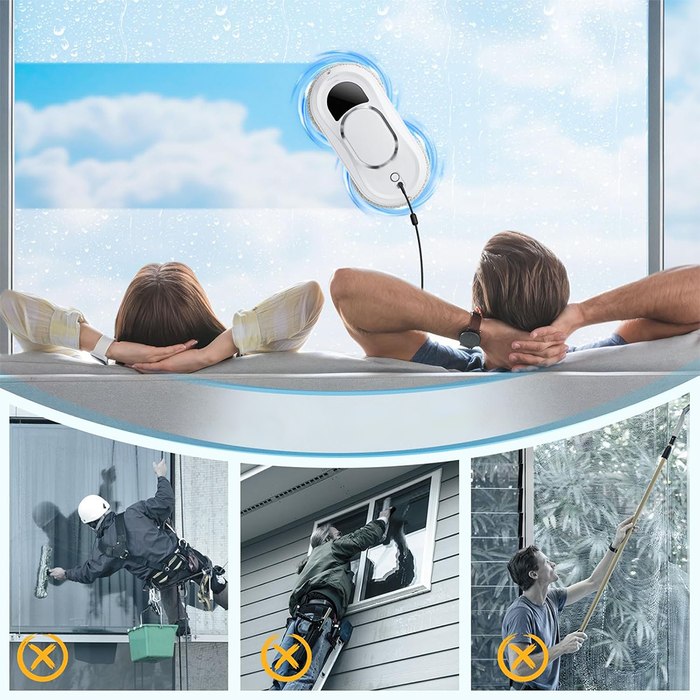 Robot limpiacristales inteligente con control remoto