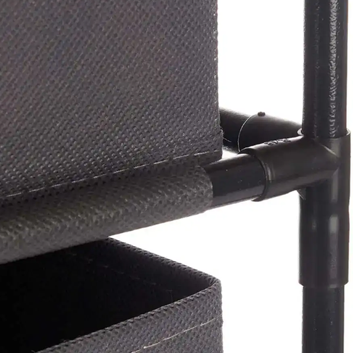 Scaffale Portatutto Salvaspazio in TNT con 6 Ripiani