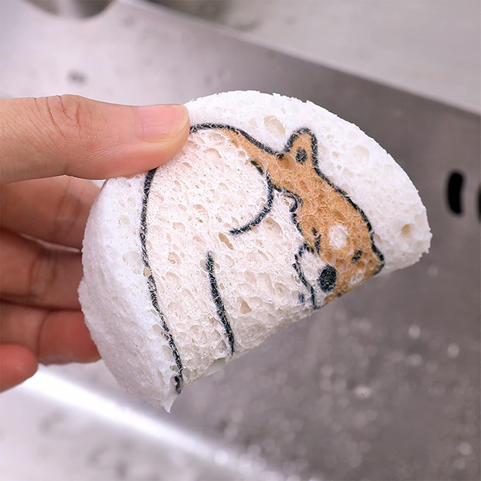 Spugnette Magiche in Cellulosa Multiuso per Pulizie