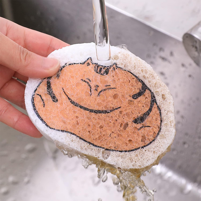 Spugnette Magiche in Cellulosa Multiuso per Pulizie