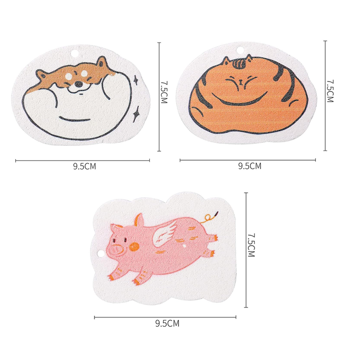 Spugnette Magiche in Cellulosa Multiuso per Pulizie