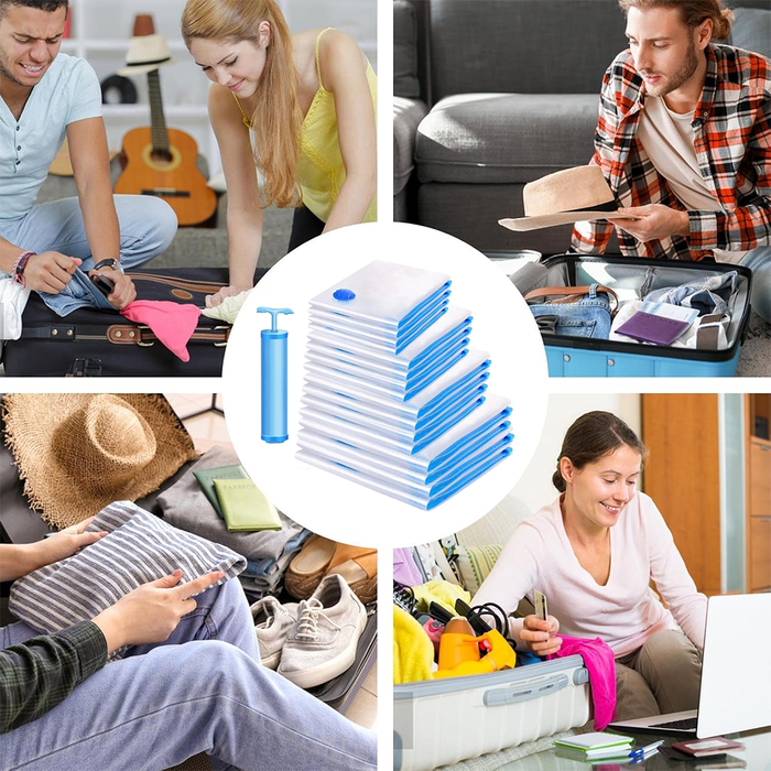 Sacchetti Sottovuoto Salvaspazio con Pompa