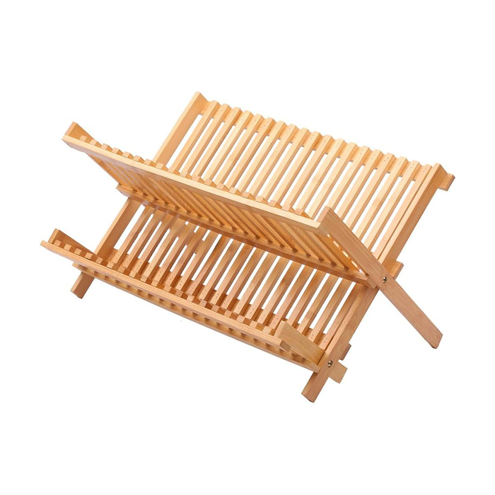 Escurreplatos de bambú