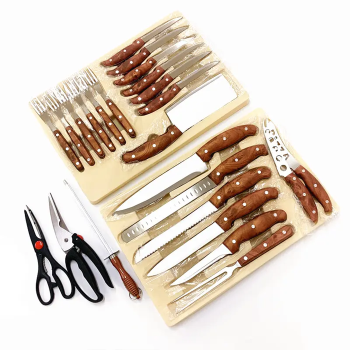 Juego de 25 utensilios de cocina con estuche