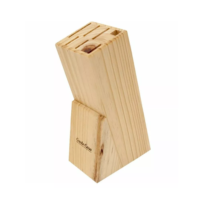 Juego de cuchillos con bloque y acero