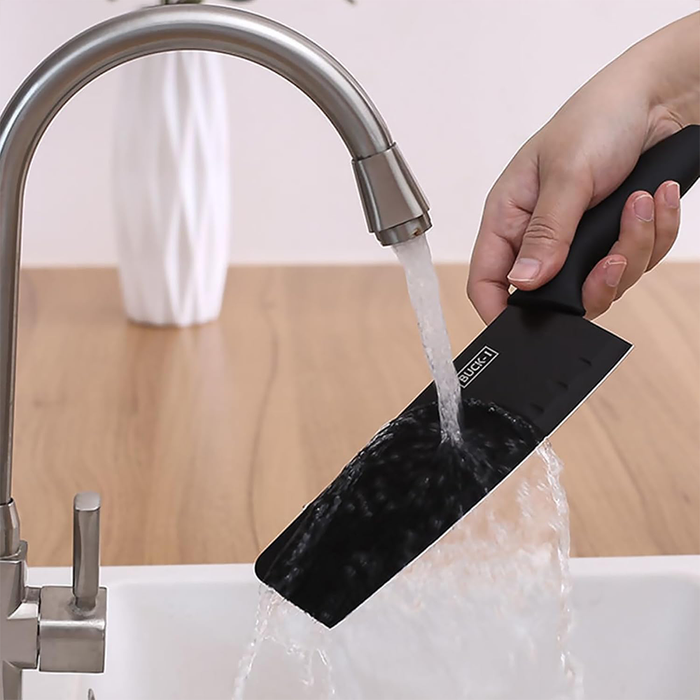 Juego de 7 cuchillos de cocina profesionales con tabla de cortar