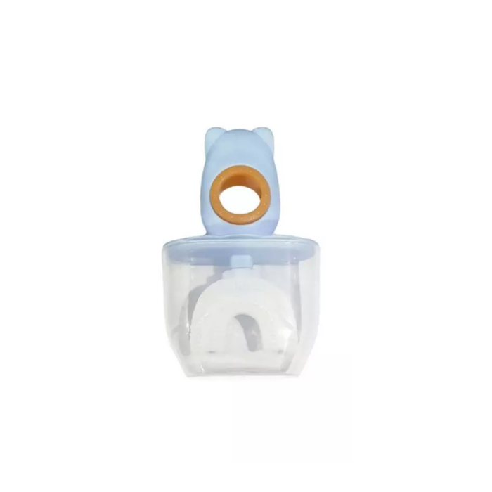 Cepillo de dientes de silicona en forma de U para niños