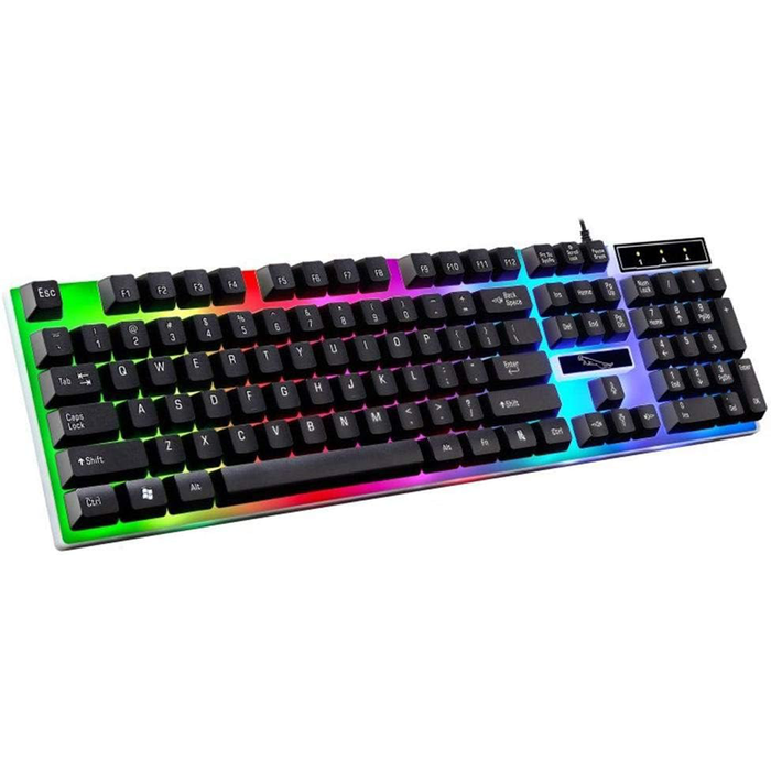 Tastiera Gaming Retroilluminata LED con Mouse Ottico