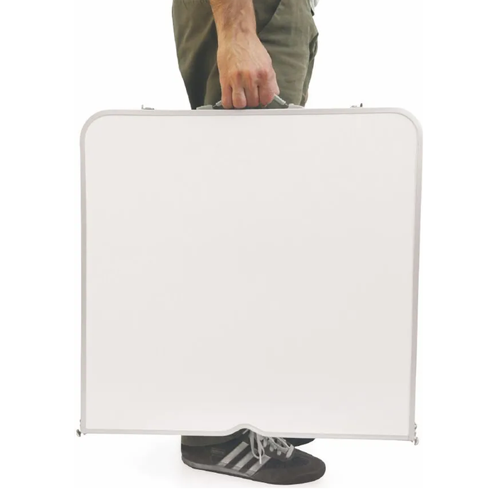 Tavolo Portatile Pieghevole con Sgabelli e Chiusura Valigetta