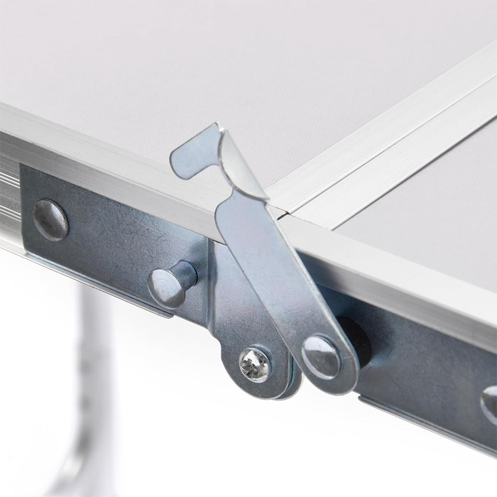 Tavolo Portatile Pieghevole con Sgabelli e Chiusura Valigetta