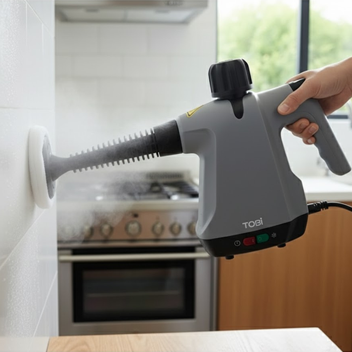 Pulitore a Vapore Multifunzione 1500W con Accessori