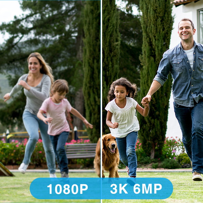 Telecamera Wi-Fi da Esterno 2.5K con Doppia Lente