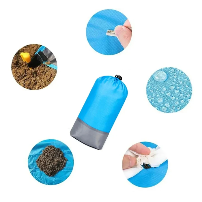 Telo Mare Impermeabile Antisabbia XL con Picchetti