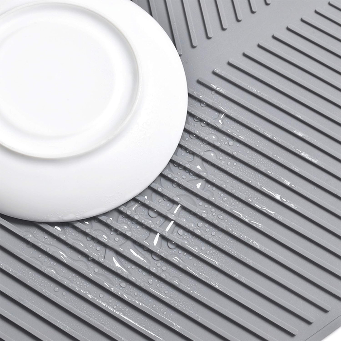 Esterilla de silicona para escurrir platos