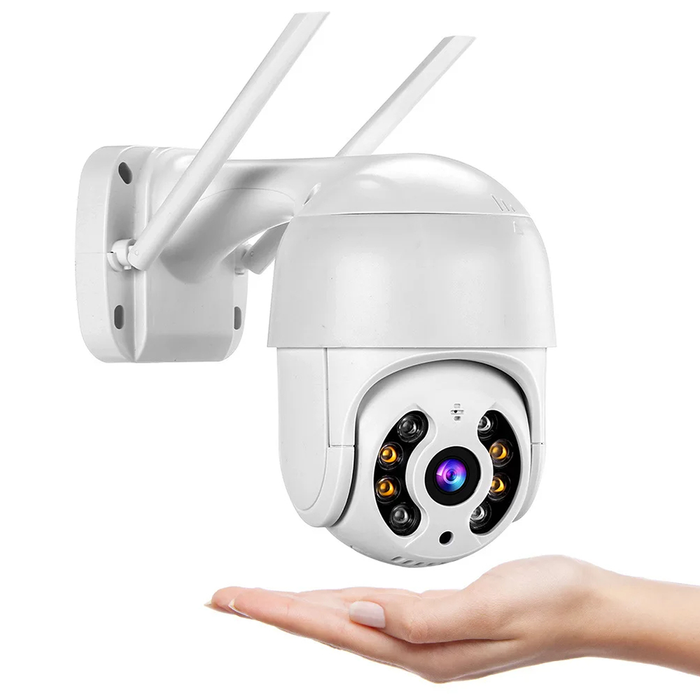 Cámara de seguridad PTZ 1080P con seguimiento automático y visión nocturna